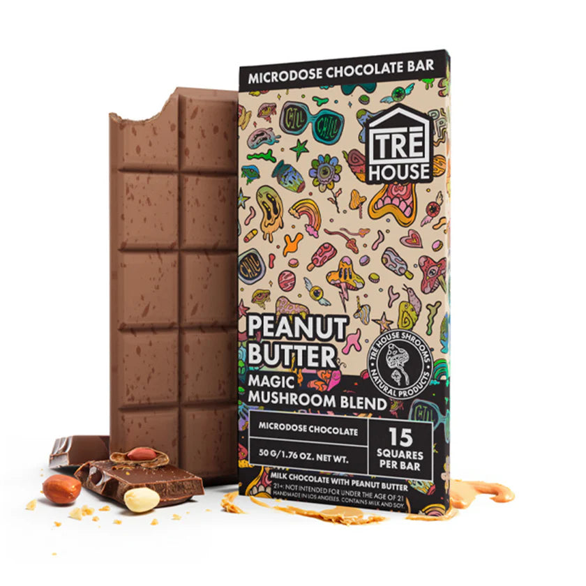 TRE HOUSE MAGIC MUSHROOM CHOCOLATE MICRODOSE BAR
