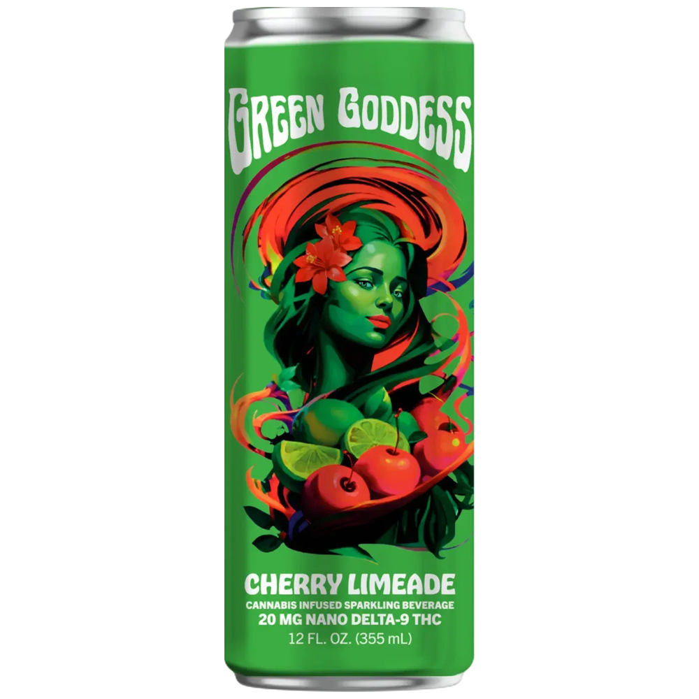 GREEN GODDESS 20MG SPARKLING BEVERAGE 4PK - 24CT