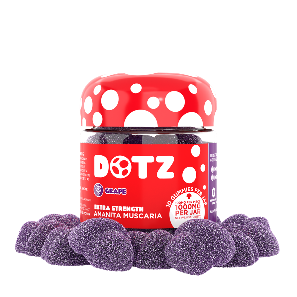Dotz Amanita Muscaria Gummies, 1000mg 6CT