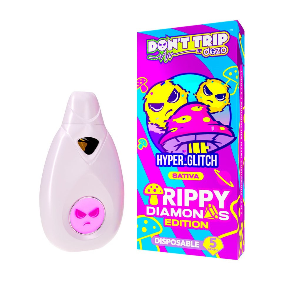 Dozo Don't Trip THC-A Trippy Diamonds Disposable 5G 5 Pack