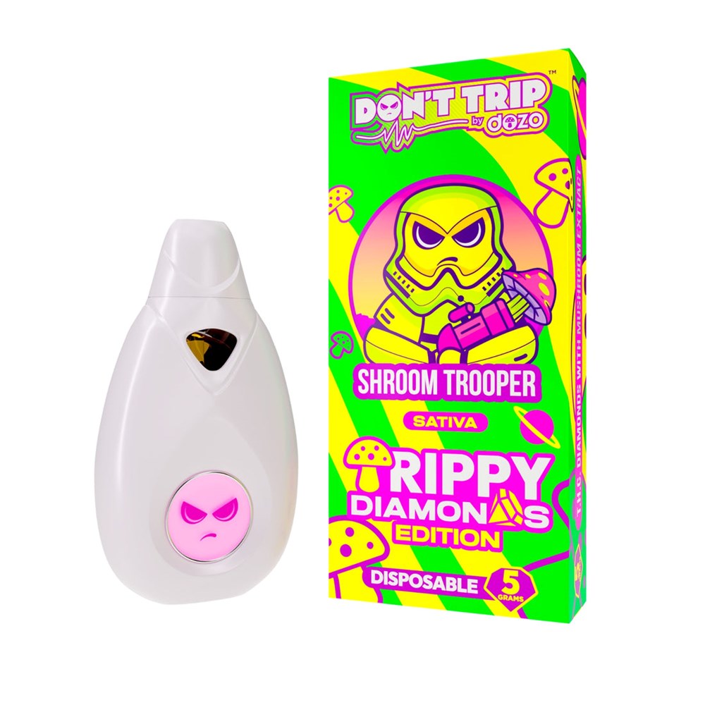 Dozo Don't Trip THC-A Trippy Diamonds Disposable 5G 5 Pack