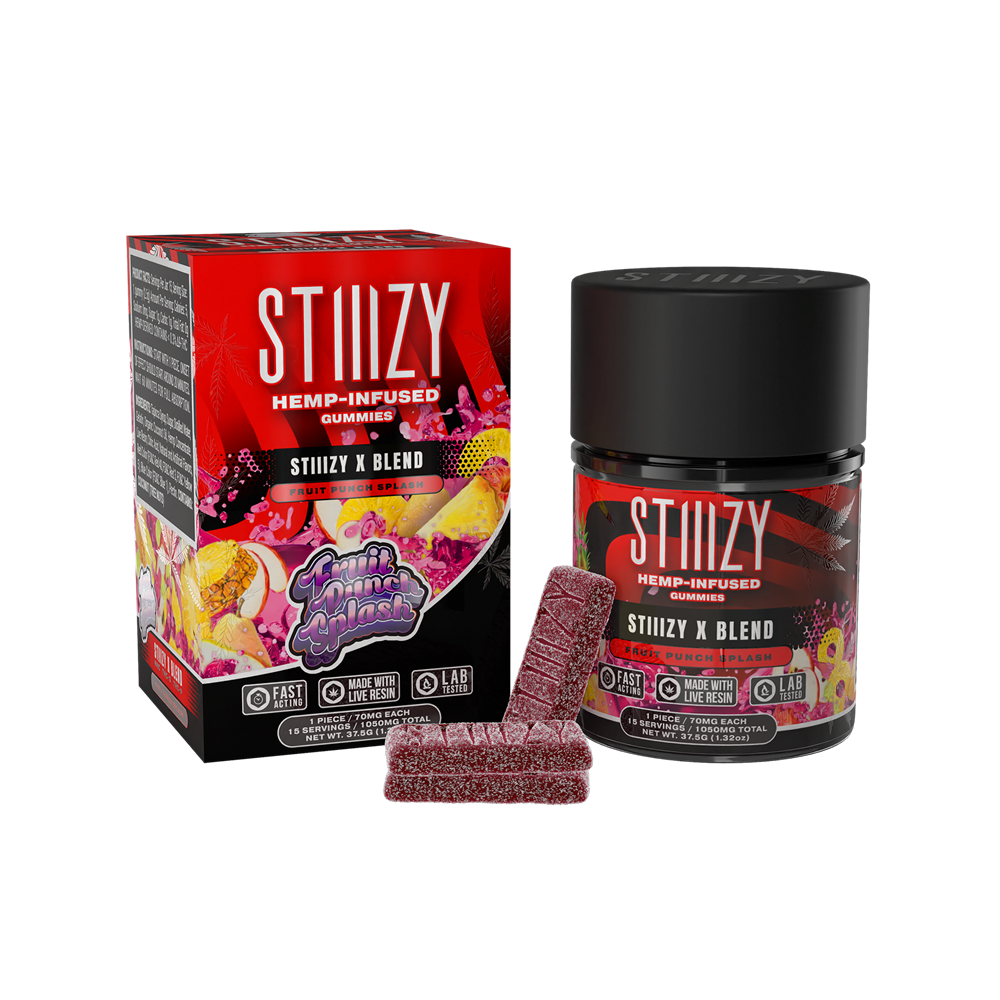 Stiiizy X-Blend Gummies, 1050mg