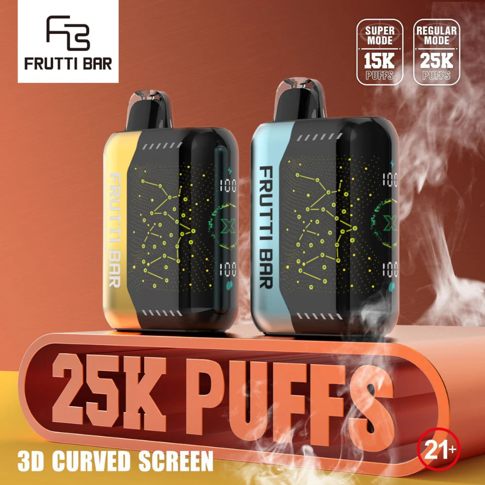 FRUTTI BAR FB25000 PUFFS DISPOSABLE  5CT