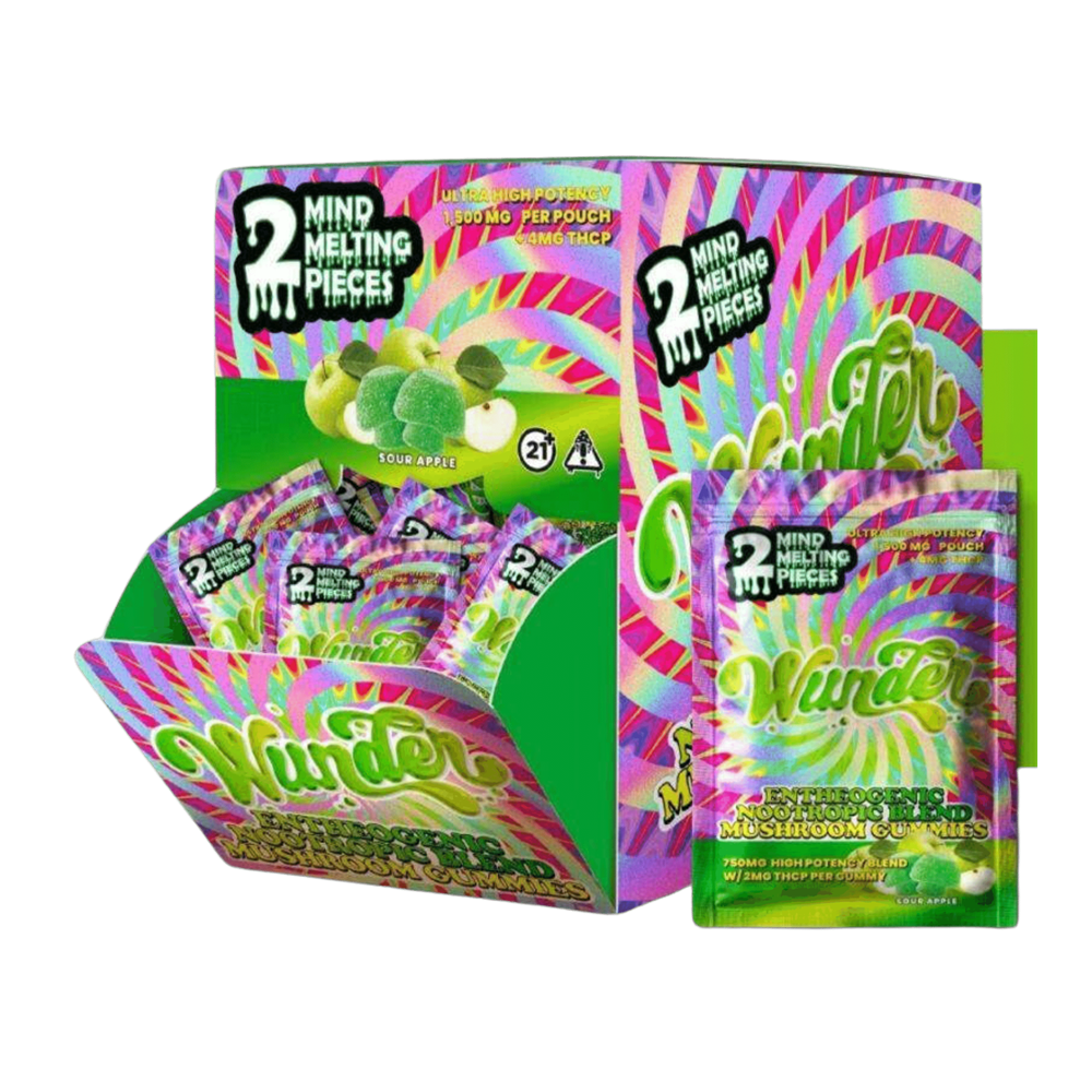 Wunder Amanita Muscaria Mushroom High Potency Gummies, 2pk/30CT